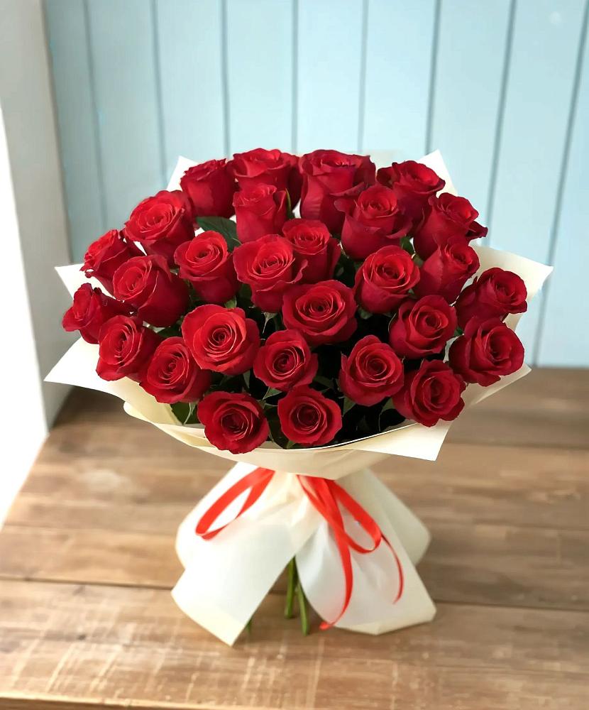 Букет 29 Красных роз в Поселок санатория имени Герцена