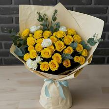 Букет цветов из:  Розы в Поселок санатория имени Герцена