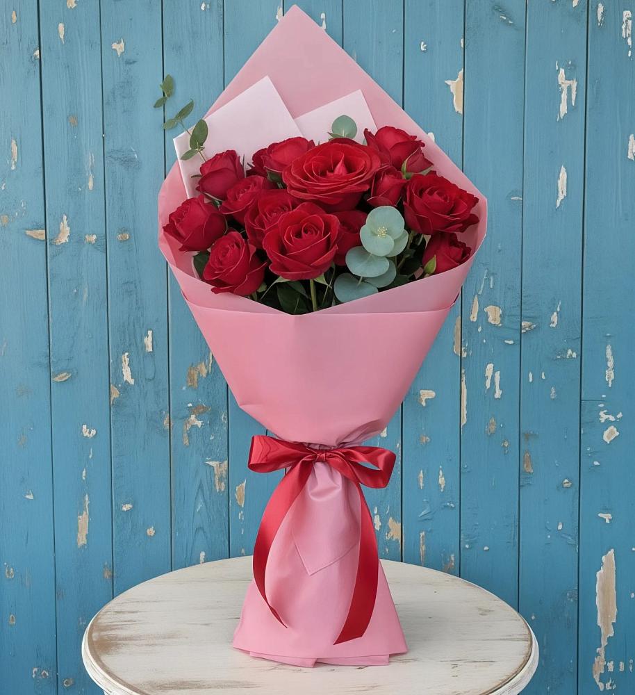 Букет цветов из: Розы в Поселок санатория имени Герцена