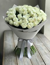 Букет 35 Белых роз в Поселок санатория имени Герцена