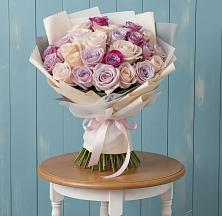 Букет цветов из:  Розы в Поселок санатория имени Герцена