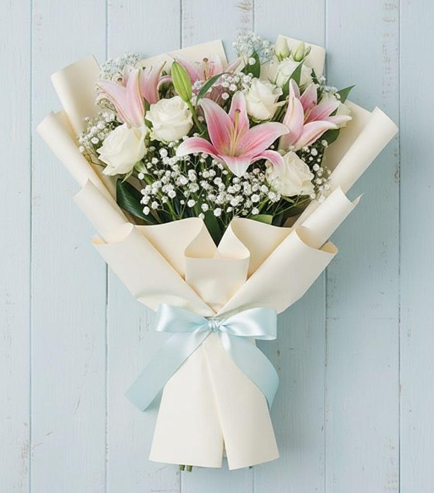 Букет цветов из: Лилии в Поселок санатория имени Герцена