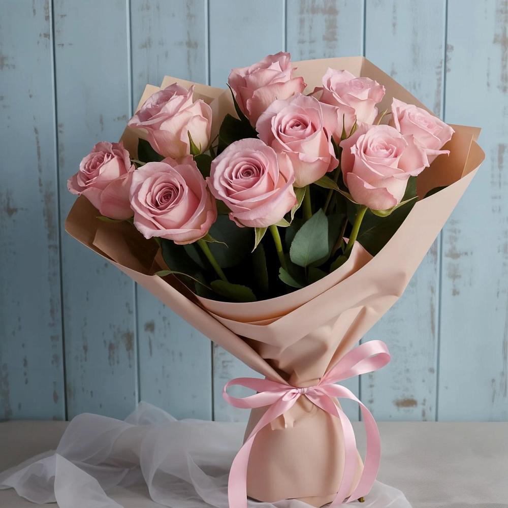 Букет цветов из: Розы в Поселок санатория имени Герцена