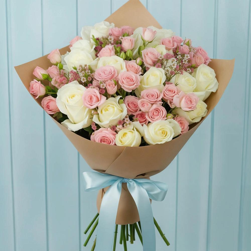 Букет цветов из: Розы в Поселок санатория имени Герцена