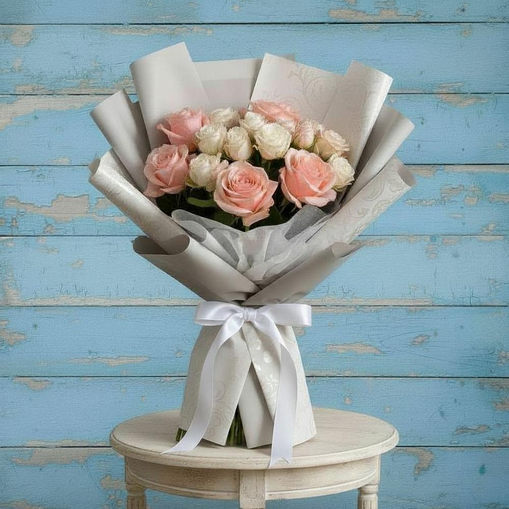 Букет цветов из: Розы в Поселок санатория имени Герцена