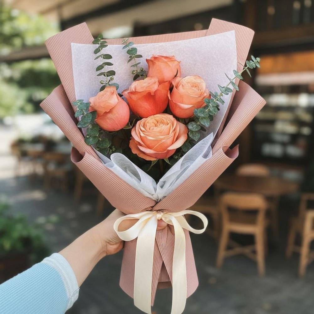 Букет цветов из: Розы в Поселок санатория имени Герцена