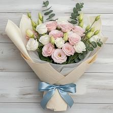 Букет цветов из:  Лизиантусы в Поселок санатория имени Герцена