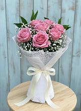 Букет цветов из:  Розы #REPLACE_PRED# Поселок санатория имени Герцена