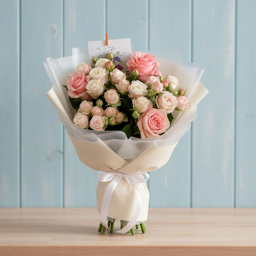 Букет цветов из: Розы в Поселок санатория имени Герцена