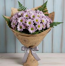 Букет цветов из:  Хризантемы в Поселок санатория имени Герцена