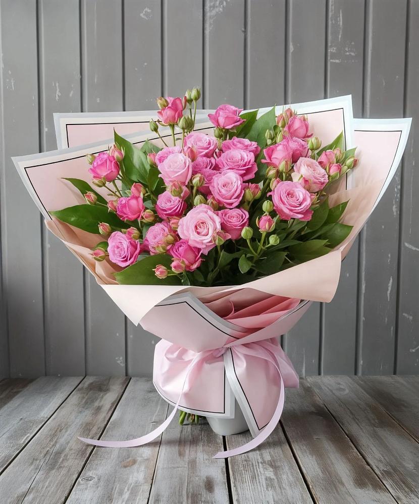 Букет Розовый кустик в Поселок санатория имени Герцена