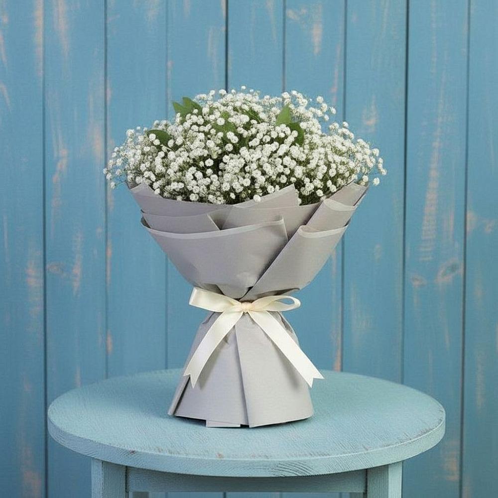 Букет цветов из: Гипсофила в Поселок санатория имени Герцена