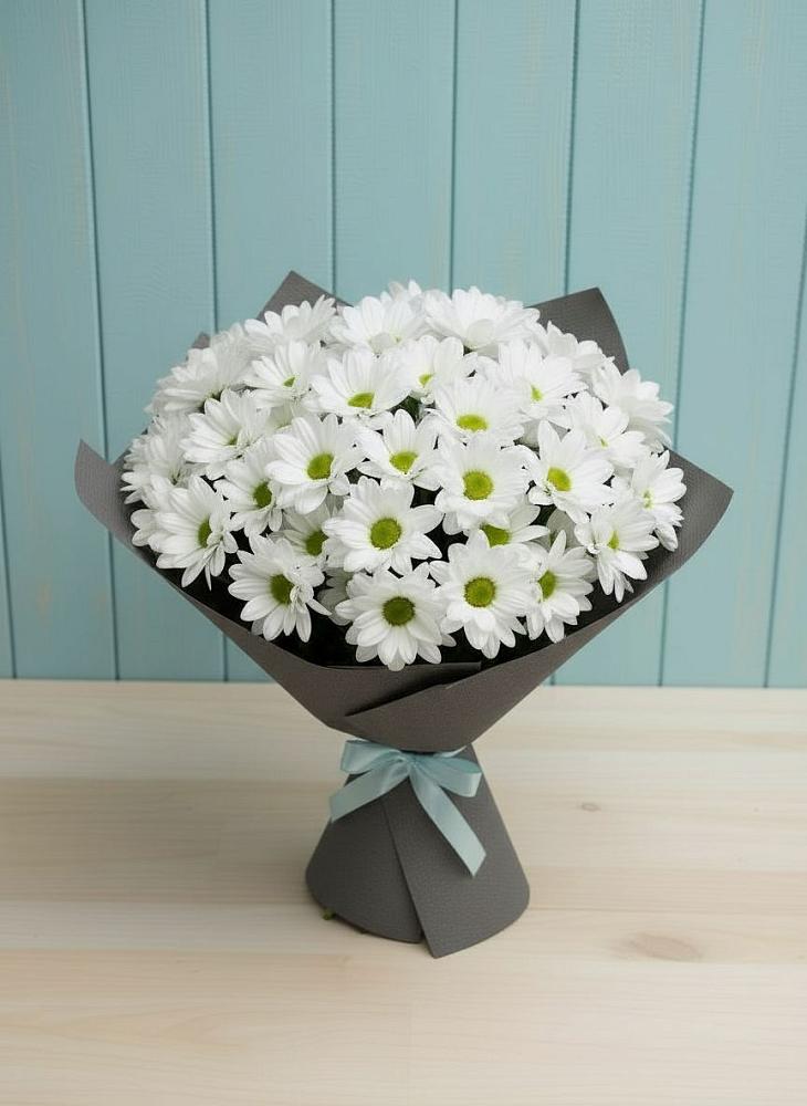 Букет цветов из: Хризантемы в Поселок санатория имени Герцена