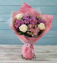 Букет цветов из:  Герберы в Поселок санатория имени Герцена