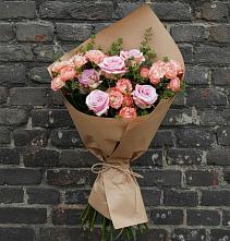 Букет цветов из:  Розы #REPLACE_PRED# Поселок санатория имени Герцена