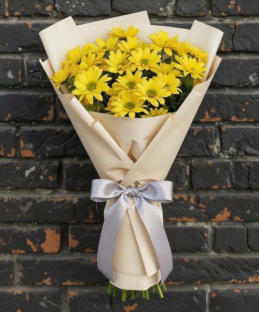 Букет цветов из: Хризантемы в Поселок санатория имени Герцена