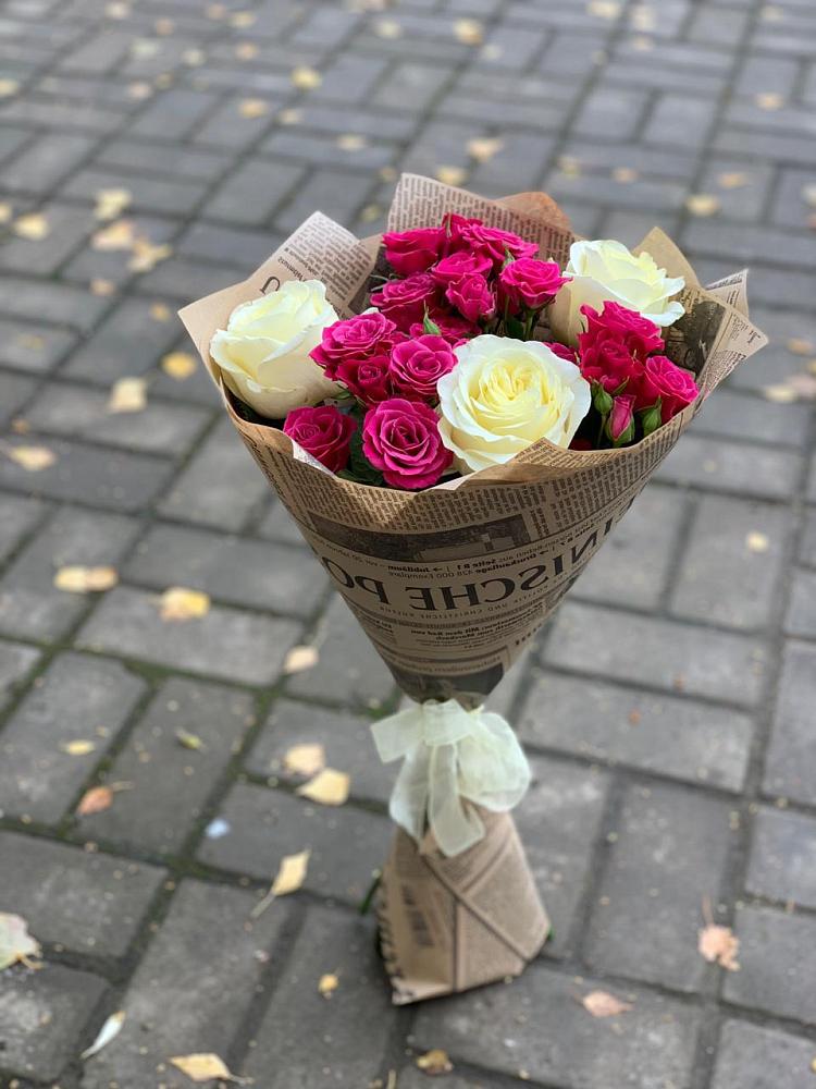 Букет цветов из: Розы в Поселок санатория имени Герцена