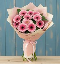 Букет цветов из:  Герберы в Поселок санатория имени Герцена